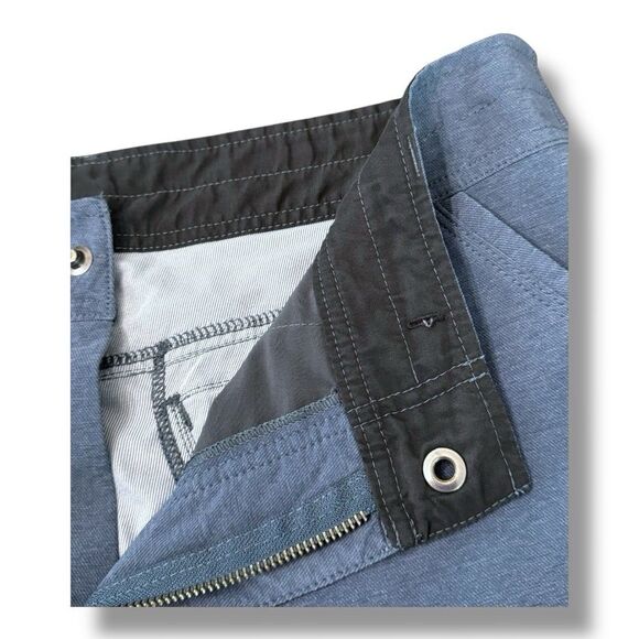 KUHL Shift Amphibia 5129 Hiking Outdoor Gray Blue Shorts Quick Dry Men’s Sz 36 - Picture 9 of 12